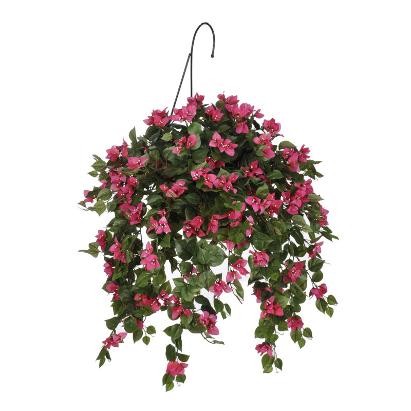 House of Hampton Faux Bougainvillea Trailing Hanging Flowering Plant in